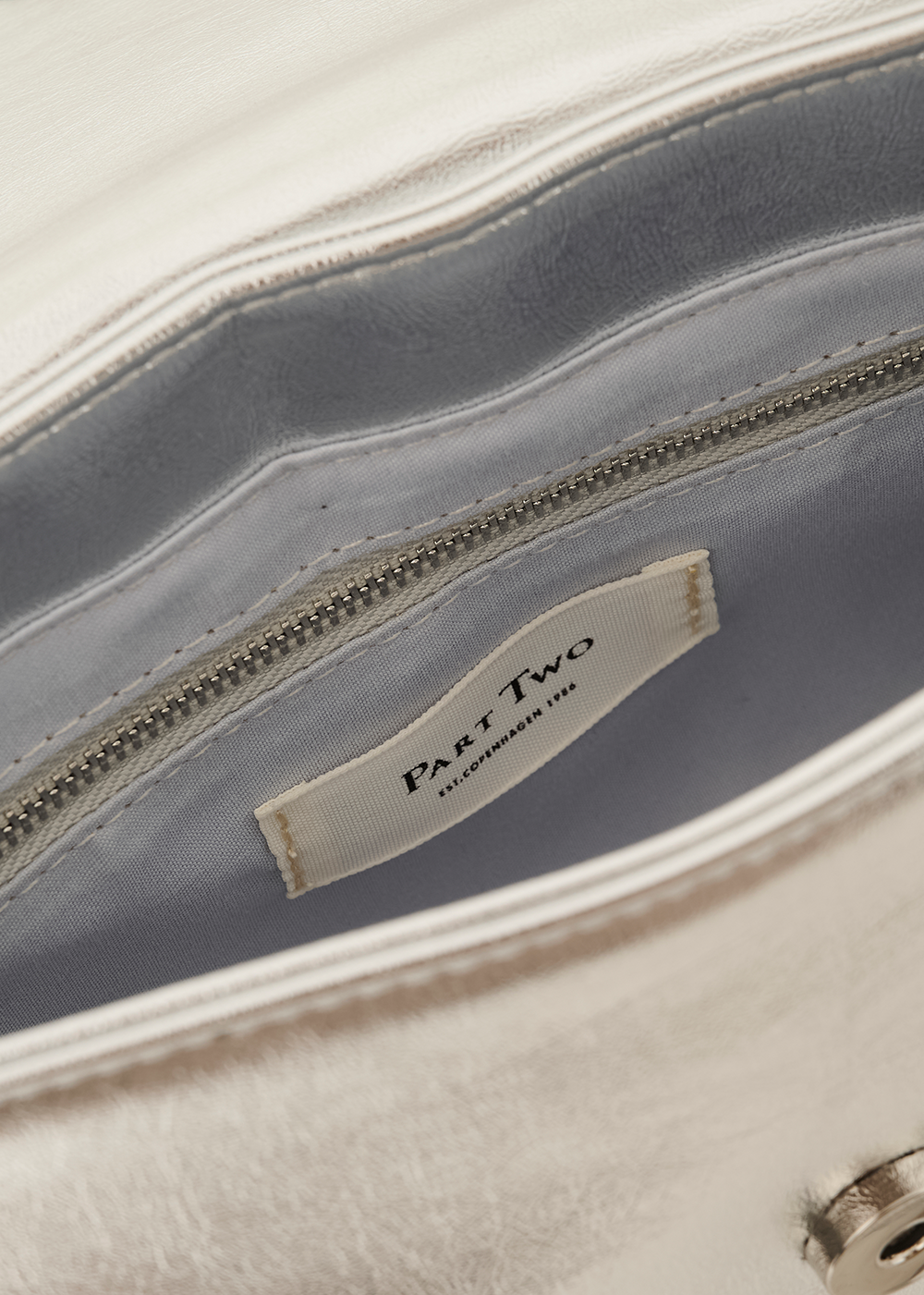 Vlora Structured Bag - Silver - Part Two Canada - Danali