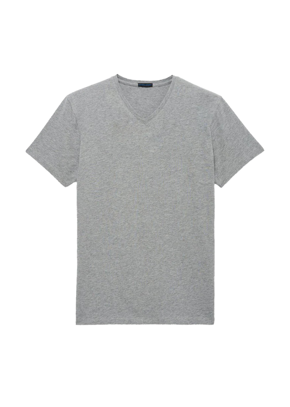 Patrick Assaraf Pima Cotton V-Neck T-Shirt Heather Grey - Patrick Assaraf Canada - Danali