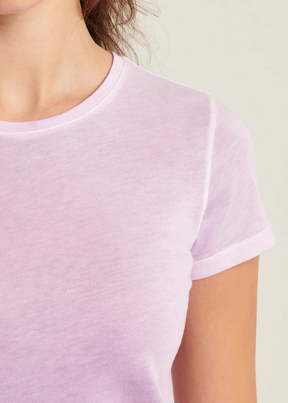 Patrick Assaraf Reverse Spray Lightweight Pima Cotton T-Shirt Fox Glove Purple - Patrick Assaraf Canada - Danali