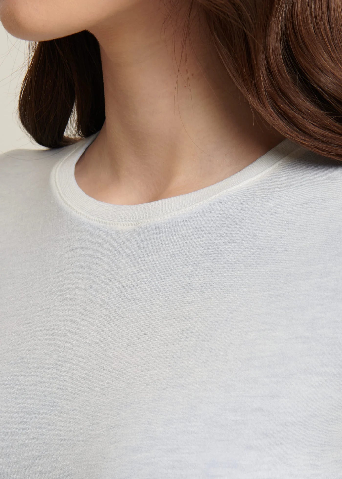 Reverse Spray Lightweight Pima Cotton T-Shirt - Powder Blue - Patrick Assaraf Canada - Danali