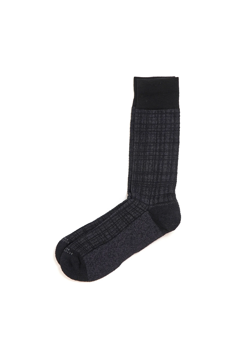 Pima Cotton Tartan Socks - Black - Marcoliani Canada - Danali
