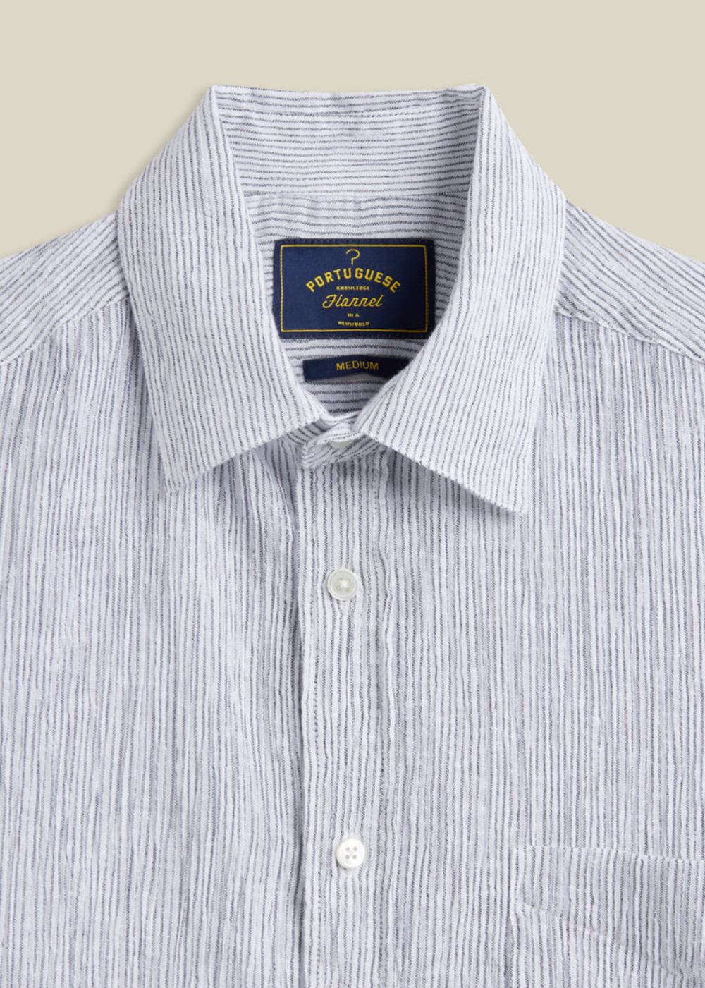 Aaron Shirt - White - Portuguese Flannel Canada - Danali