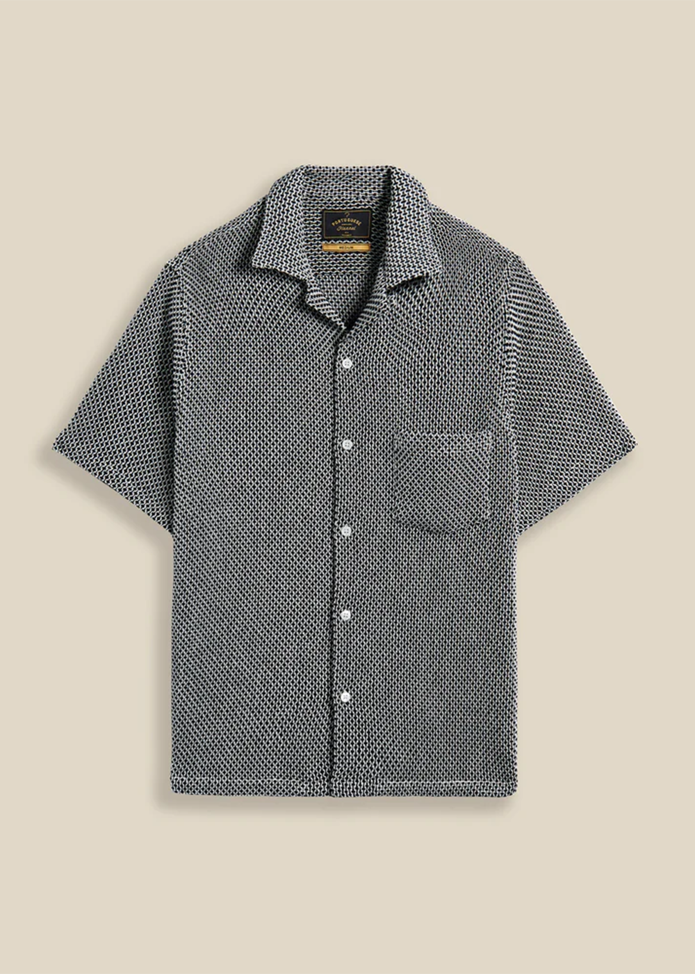 Agora Knit Short Sleeve Shirt - Black - Portuguese Flannel Canada - Danali