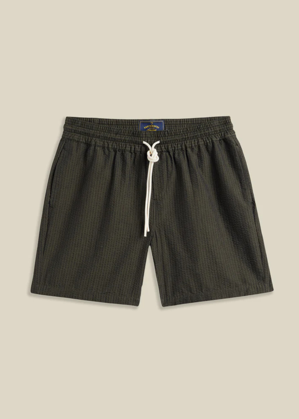 Atlantico Seersucker Shorts - Olive - Portuguese Flannel Canada - Danali