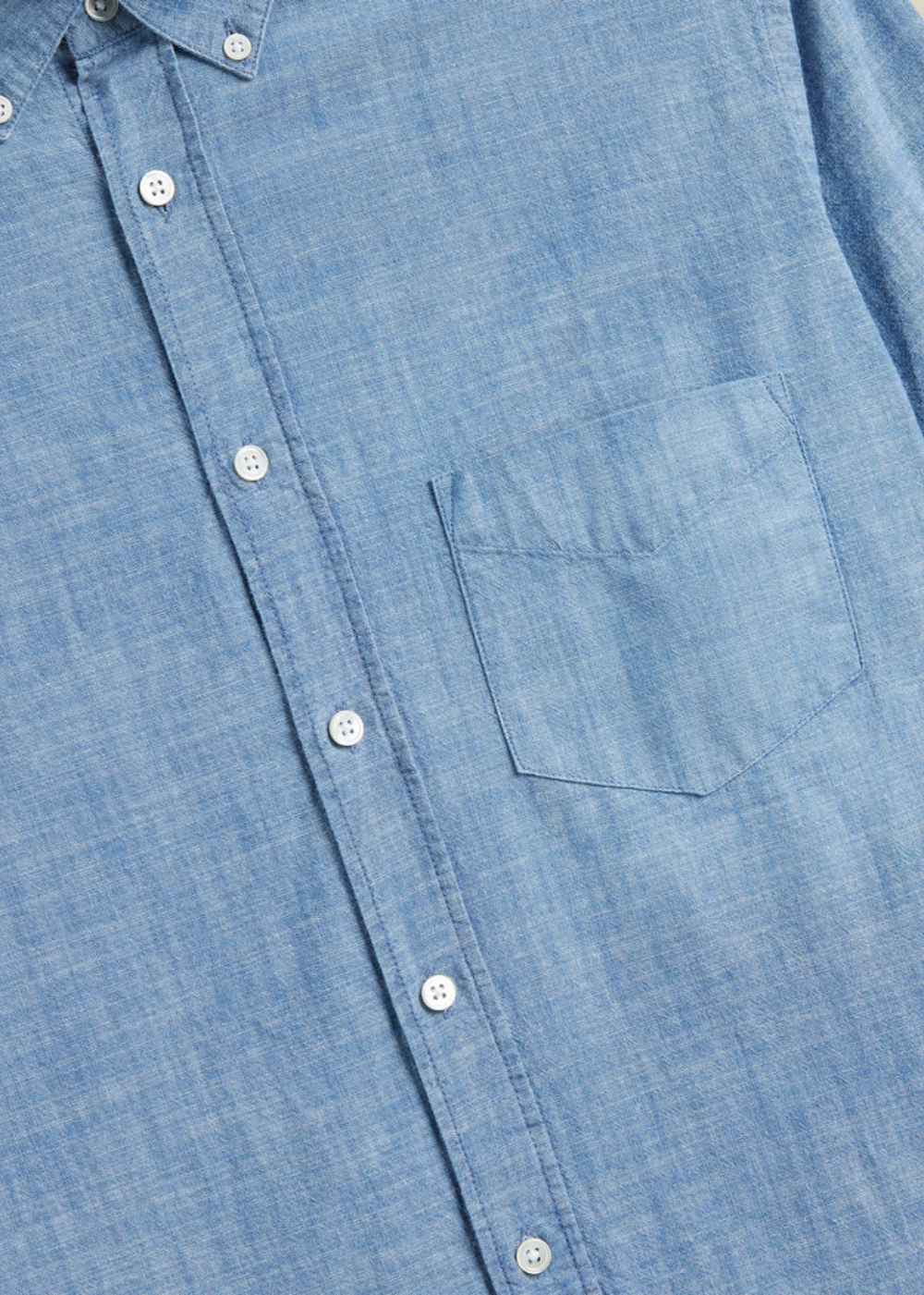 Chambray Shirt - Blue - Portuguese Flannel Canada - Danali