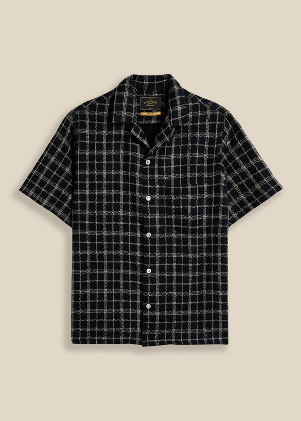 Dorne Short Sleeve Shirt - Black - Portuguese Flannel Canada - Danali