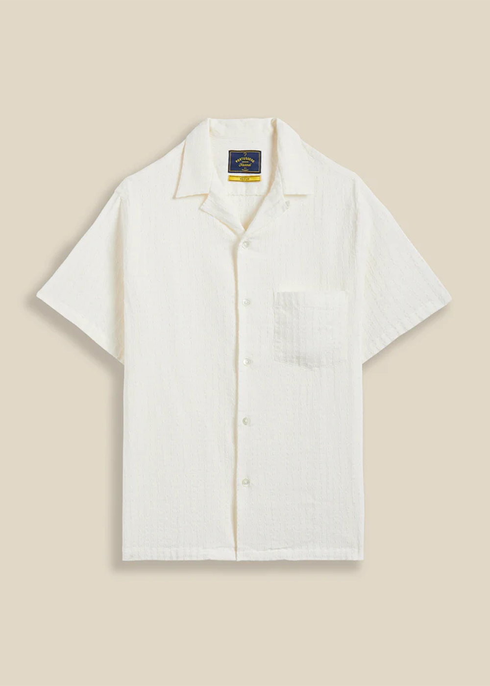 Portuguese Flannel Mondego Shirt White - Portuguese Flannel Canada - Danali