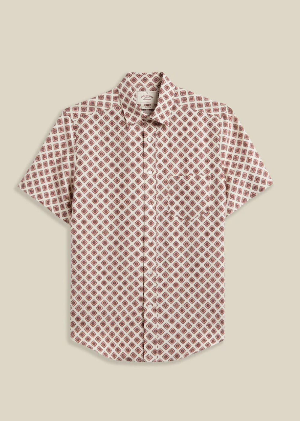 Motif Silk/Linen Shirt - Portuguese Flannel Canada - Danali
