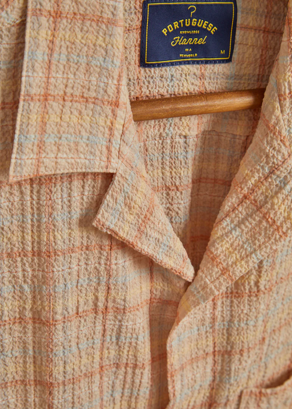 Plaid Crepe Shirt - Beige - Portuguese Flannel Canada - Danali