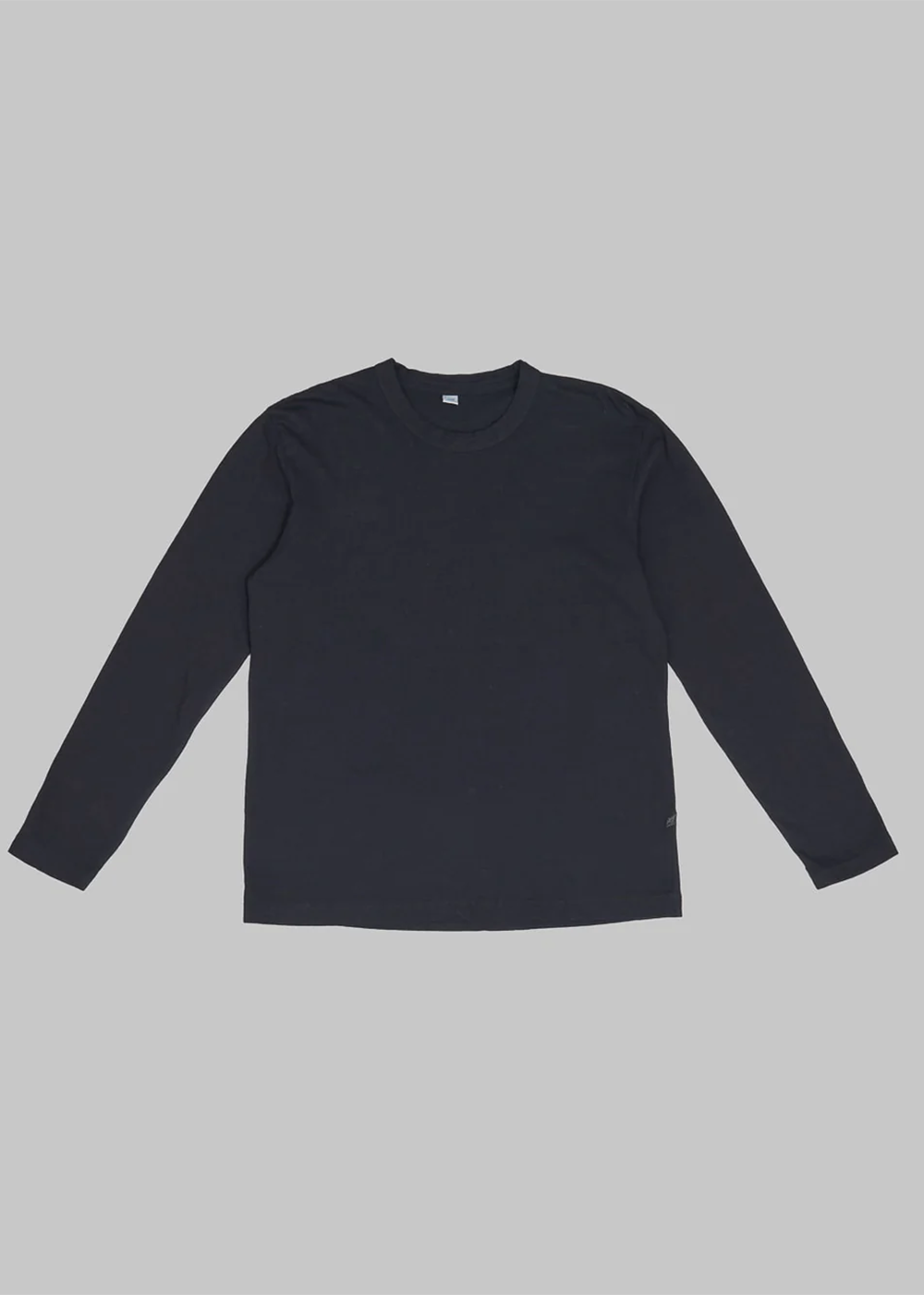 Indigo Jersey Crewneck Long Sleeve T-Shirt - Black Indigo - Pure Blue Japan Canada - Danali