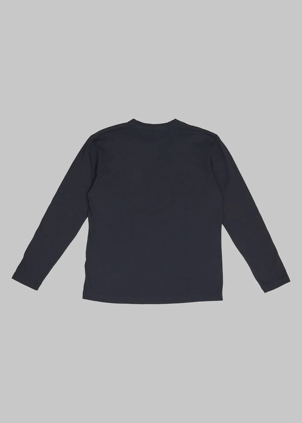 Indigo Jersey Crewneck Long Sleeve T-Shirt - Black Indigo - Pure Blue Japan Canada - Danali