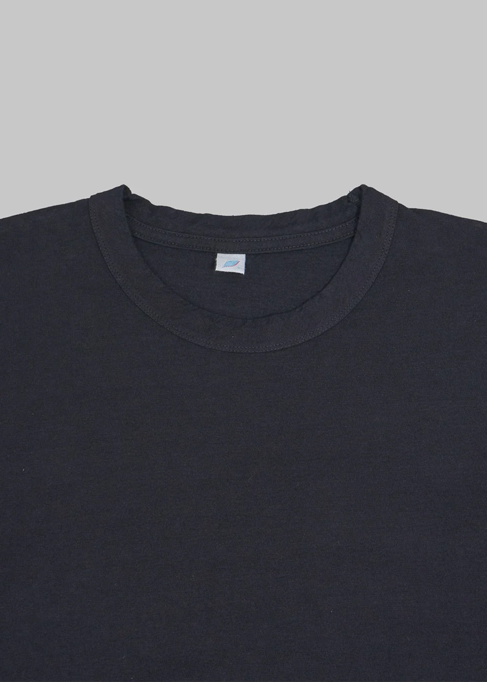 Indigo Jersey Crewneck Long Sleeve T-Shirt - Black Indigo - Pure Blue Japan Canada - Danali