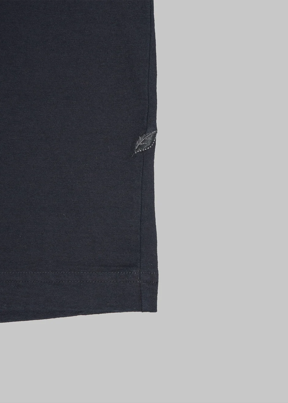 Indigo Jersey Crewneck Long Sleeve T-Shirt - Black Indigo - Pure Blue Japan Canada - Danali
