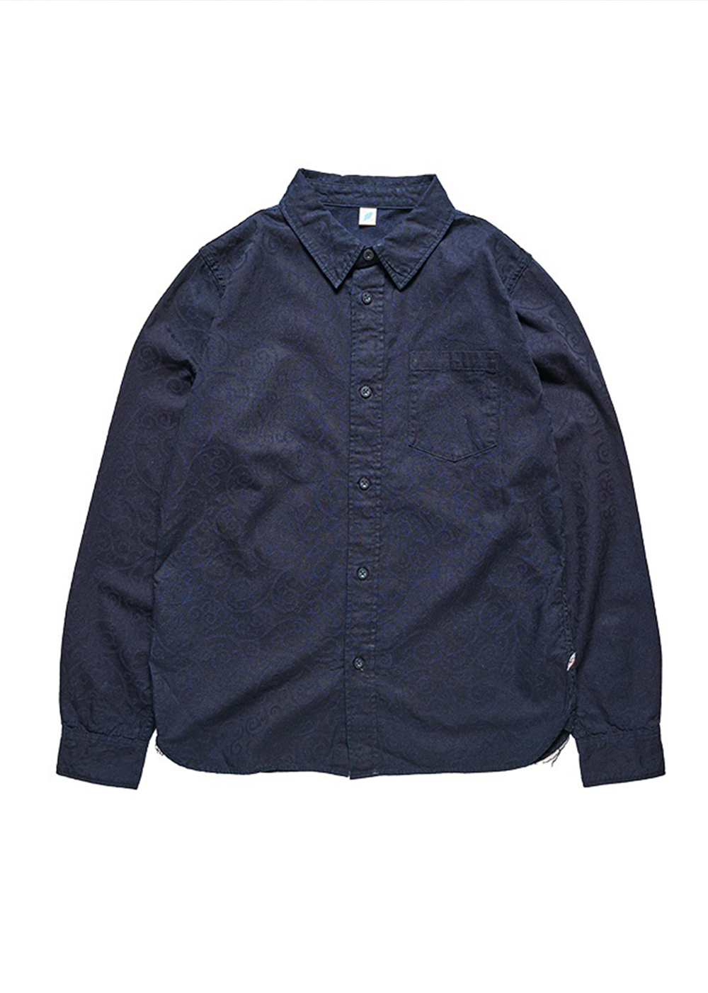 Woven Jacquard Shirt - Arabesque - Pure Blue Japan Canada - Danali
