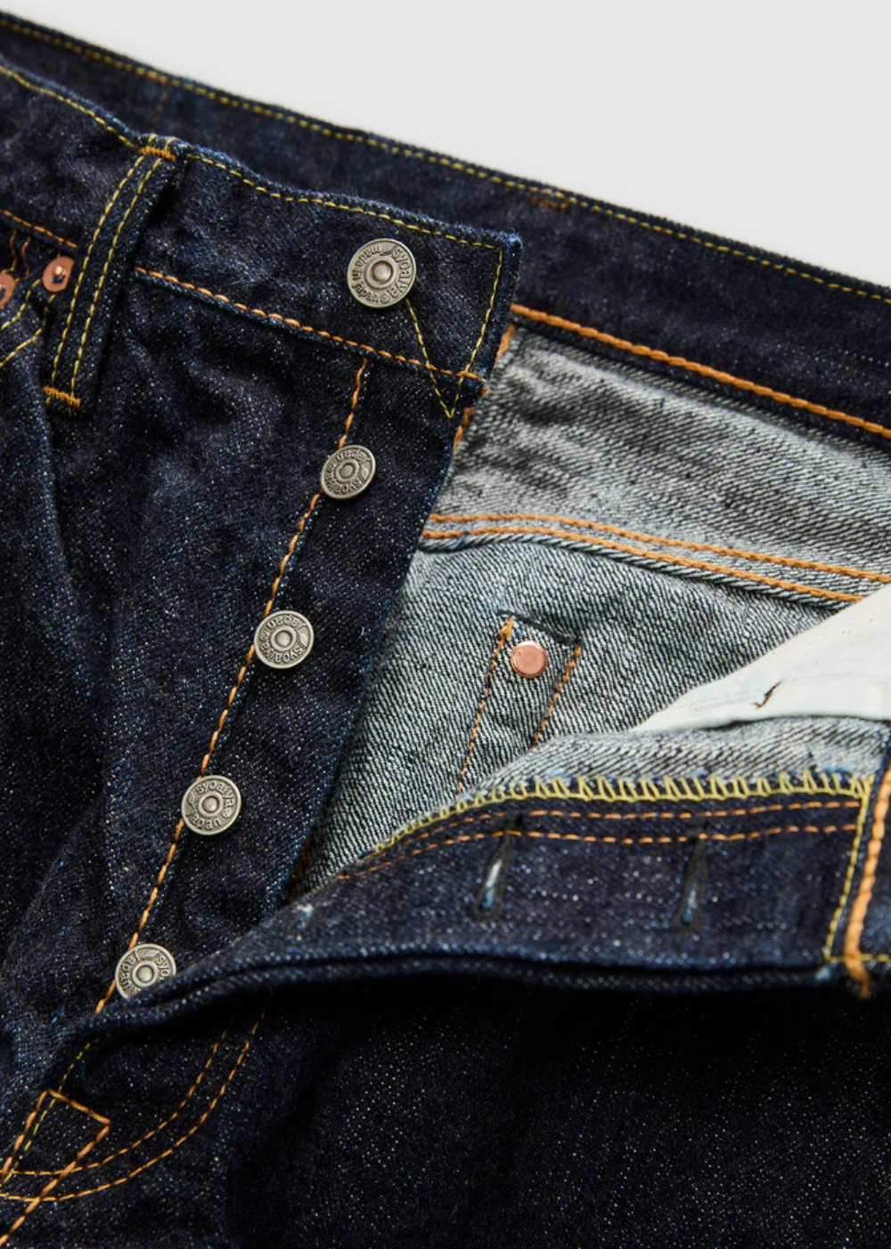 XX-002 14 oz Selvedge Jeans Piped Straight Wash - Pure Blue Japan Canada - Danali