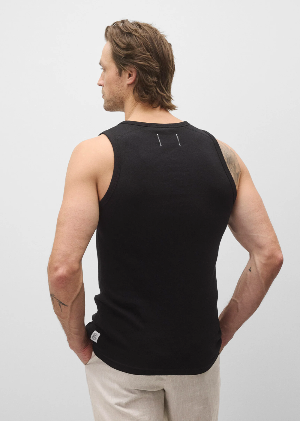 Cotton Rib Slim Tank Top - Black - Reigning Champ Canada - Danali - RC-1654