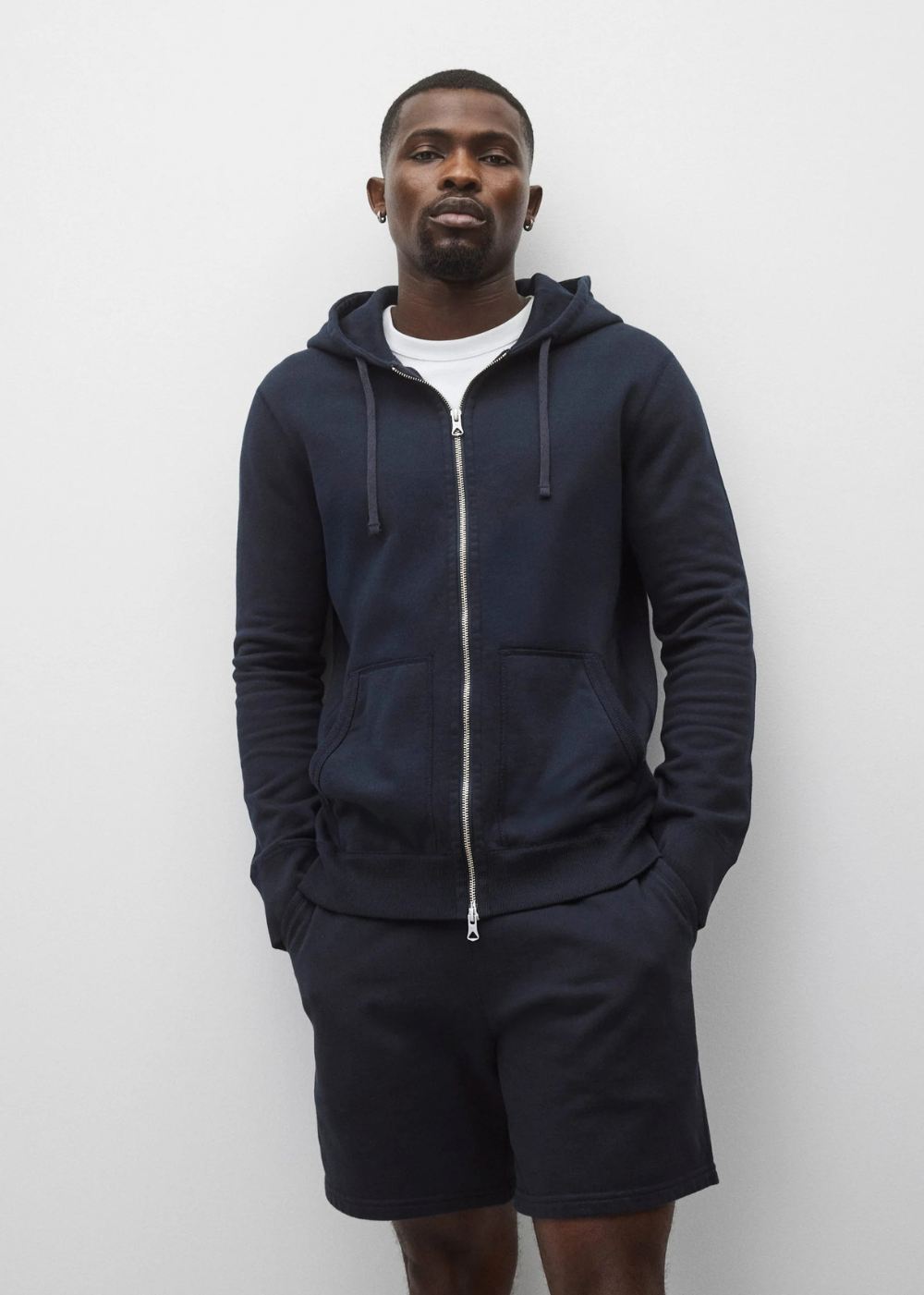 Midweight Terry Slim Zip Hoodie - Navy - Reigning Champ Canada - Danali - RC-3990