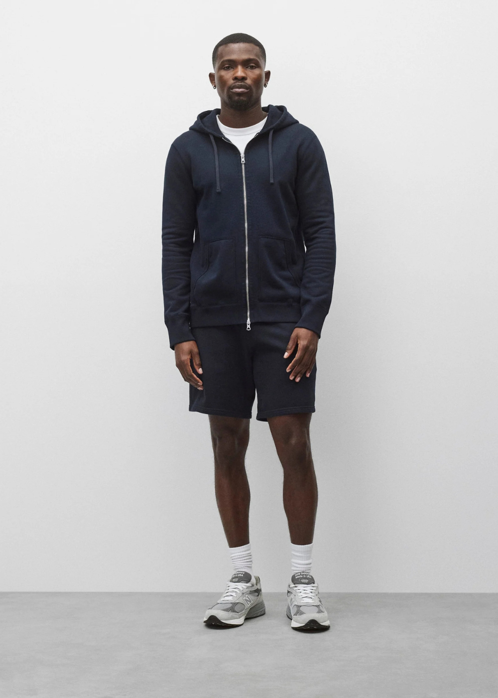 Midweight Terry Slim Zip Hoodie - Navy - Reigning Champ Canada - Danali - RC-3990