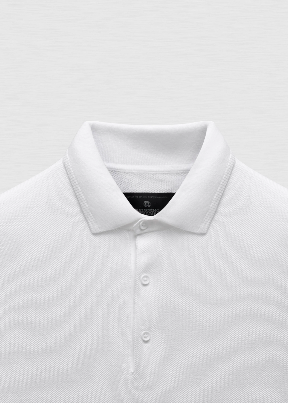 Supima Pique Ace Polo - White - Reigning Champ Canada - Danali - RC‑6141