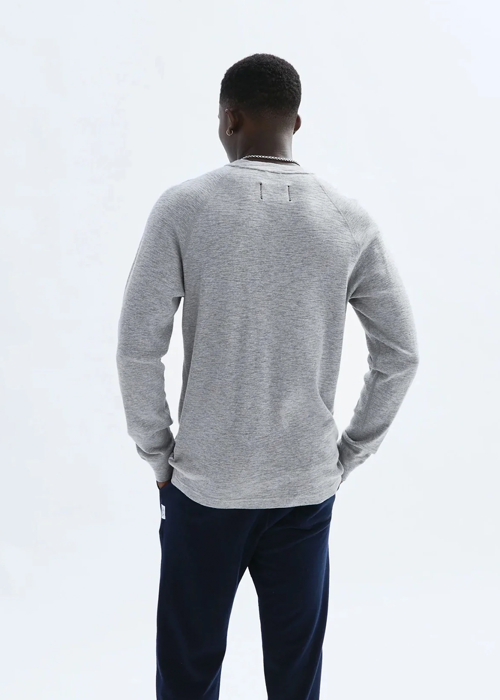 1x1 Slub Henley - Heather Grey - Reigning Champ Canada - Danali - RC-2243