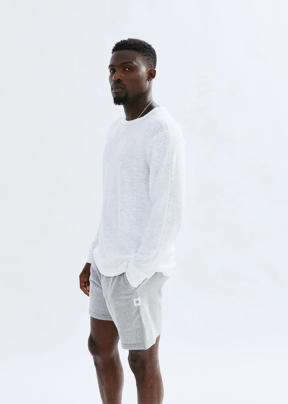 1x1 Slub Long Sleeve - White - Reigning Champ Canada - Danali - RC-2242