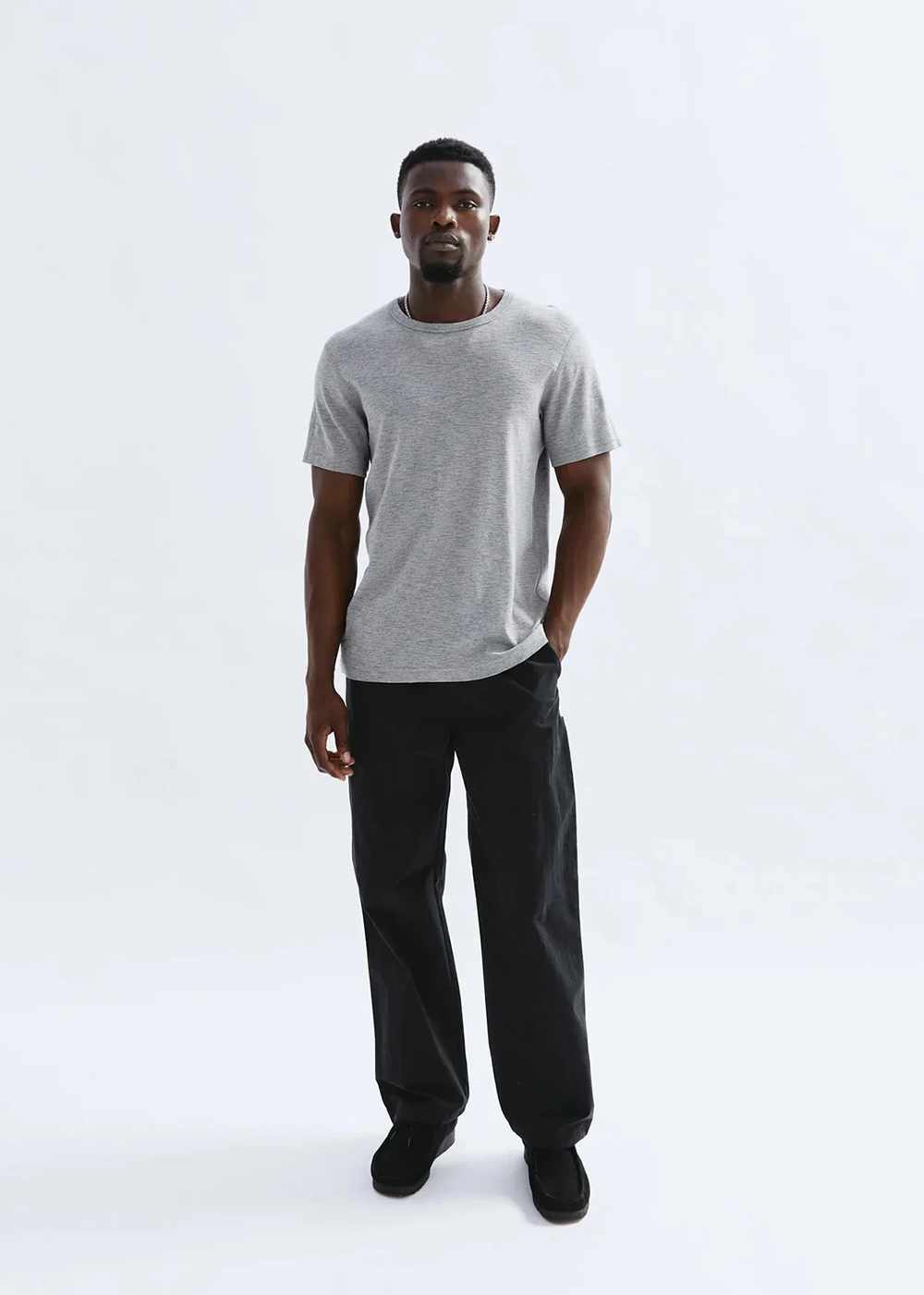 1x1 Slub T-Shirt - Heather Grey - Reigning Champ Canada - Danali - RC-1352