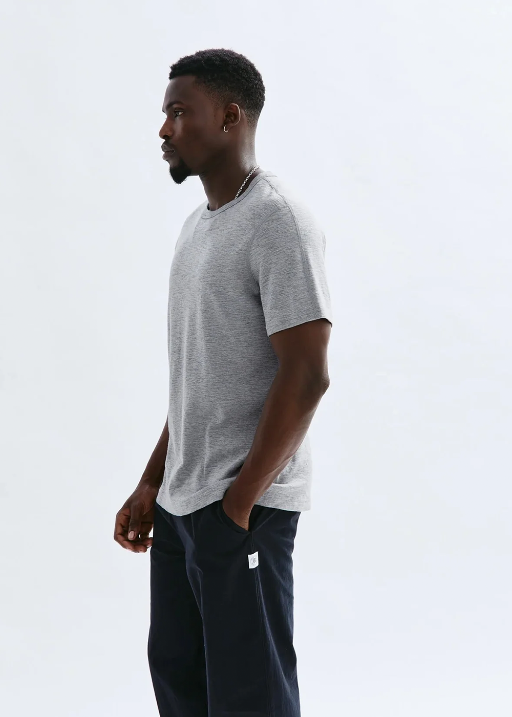 1x1 Slub T-Shirt - Heather Grey - Reigning Champ Canada - Danali - RC-1352