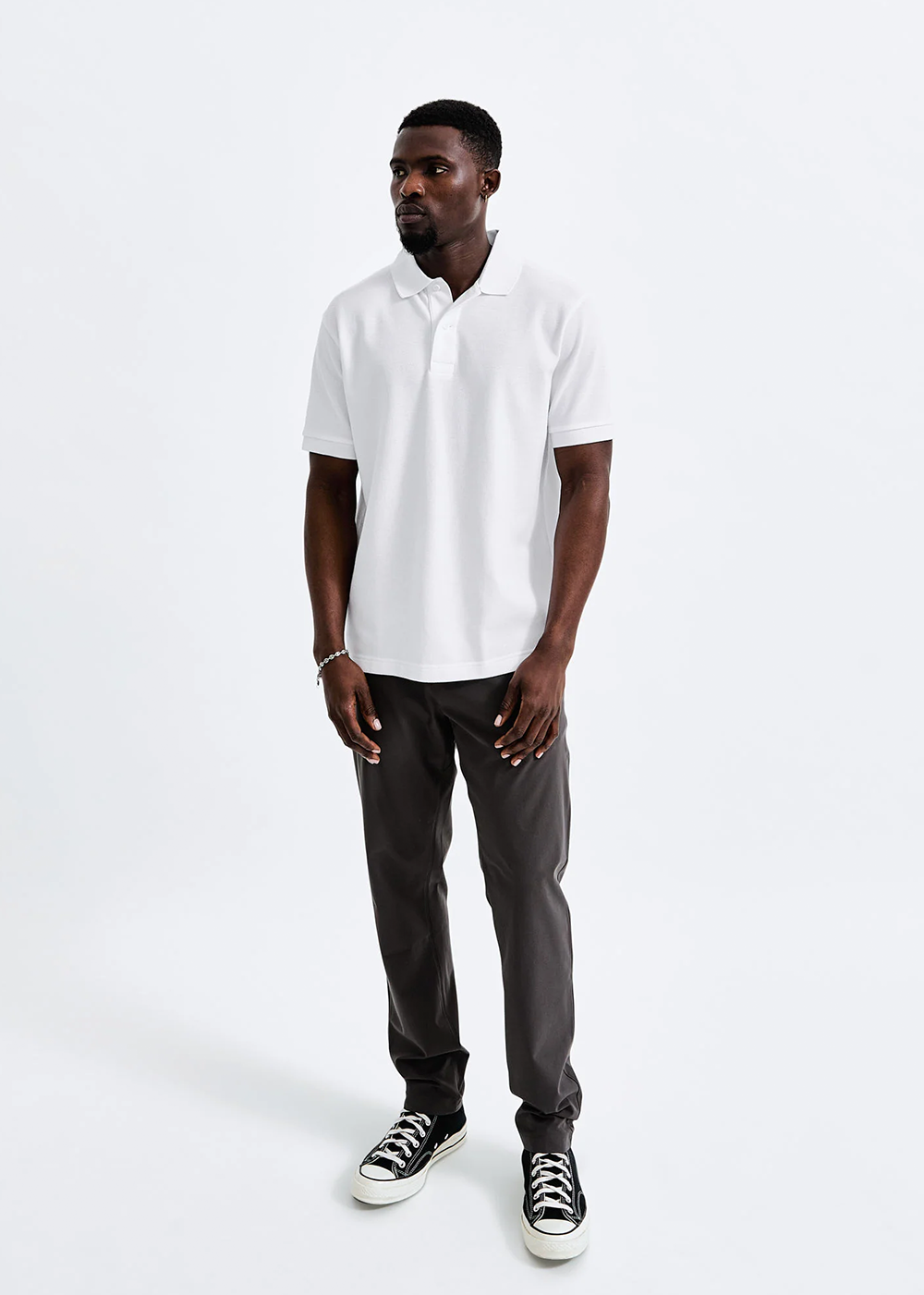 Athletic Pique Polo - White - Reigning Champ Canada - Danali - RC-1471