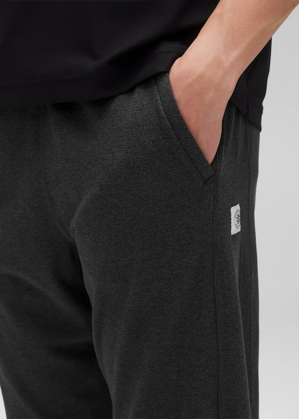 Brushed Jersey Recovery Slim Pant - Heather Black - Reigning Champ Canada - Danali