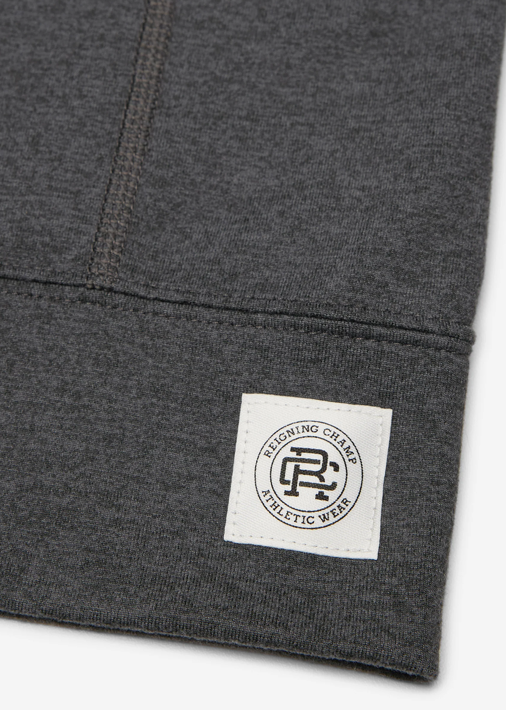 Brushed Jersey Recovery Standard Crewneck - Heather Black - Reigning Champ Canada - Danali