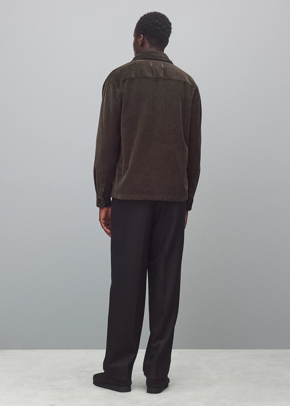 Corduroy Campus Standard Overshirt - Coffee - Reigning Champ Canada - Danali