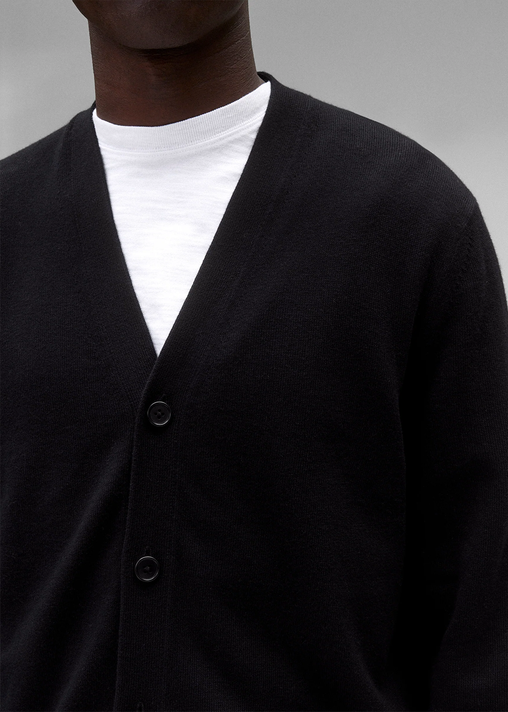 Cotton Cashmere Cardigan - Black - Reigning Champ Canada - Danali