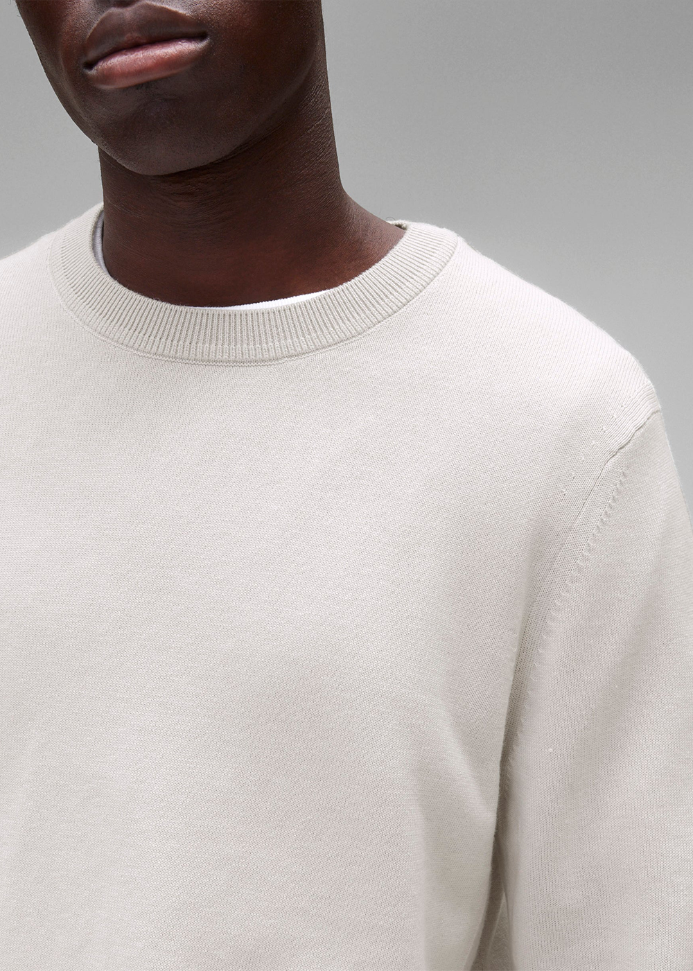 Cotton Cashmere Crewneck - Oyster - Reigning Champ Canada - Danali