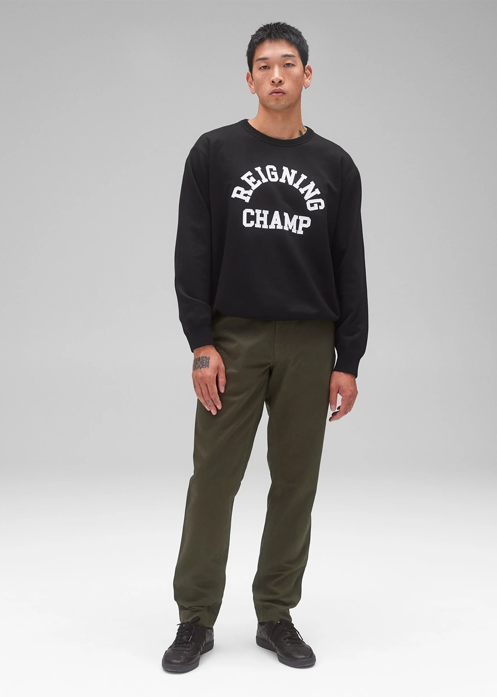 Cotton Chino Freshman Pant - Dark Olive - Reigning Champ Canada - Danali