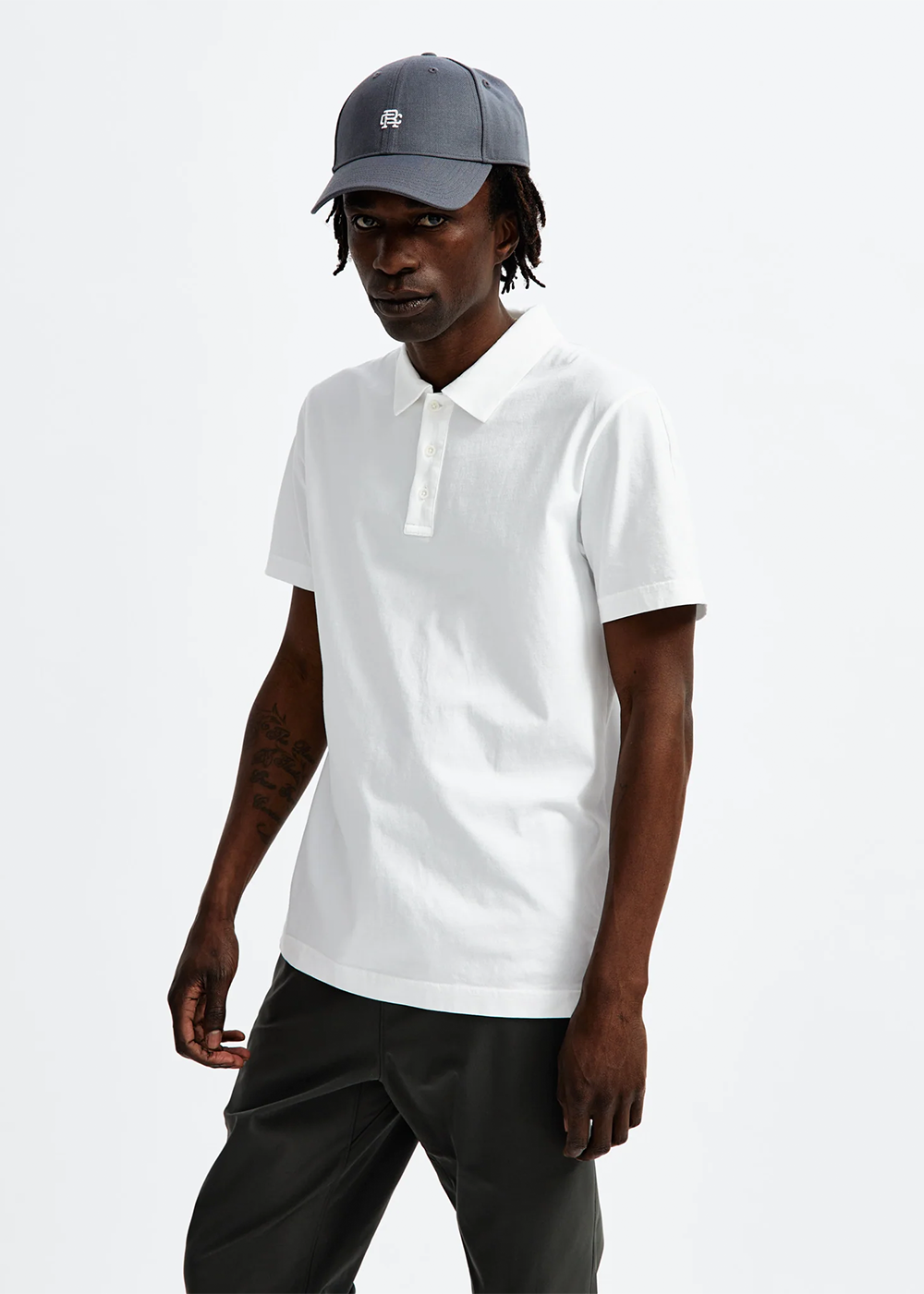 Lightweight Jersey Polo - White - Reigning Champ Canada - Danali