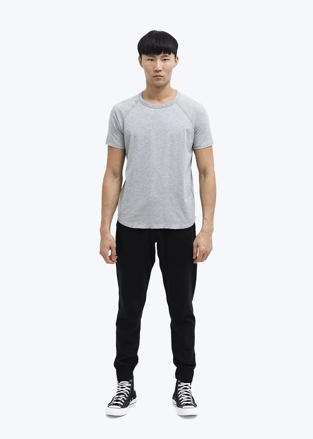 Lightweight Jersey Raglan T-Shirt - Heather Grey - Reigning Champ Canada - Danali
