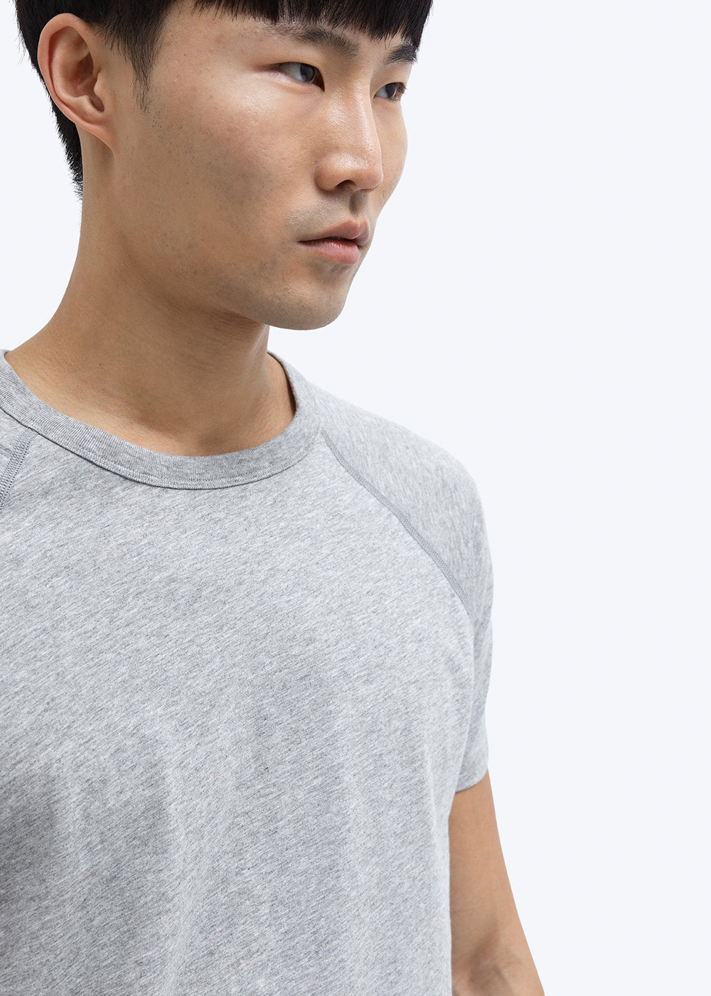 Lightweight Jersey Raglan T-Shirt - Heather Grey - Reigning Champ Canada - Danali