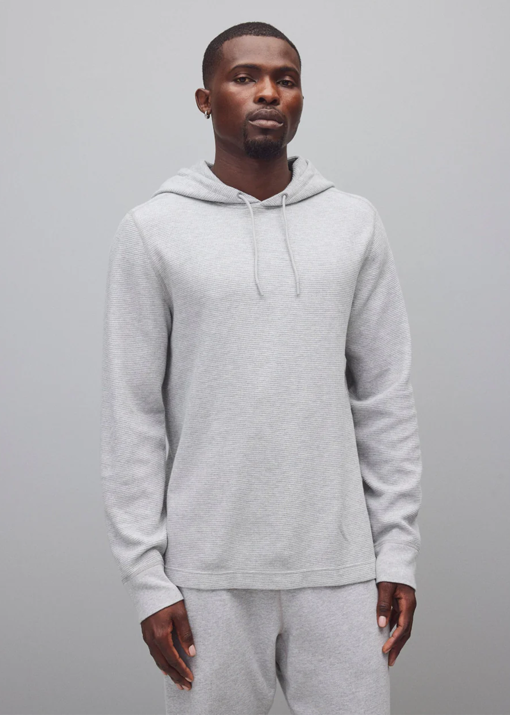 Lightweight Waffle Standard Hoodie - Heather Grey - Reigning Champ Canada - Danali