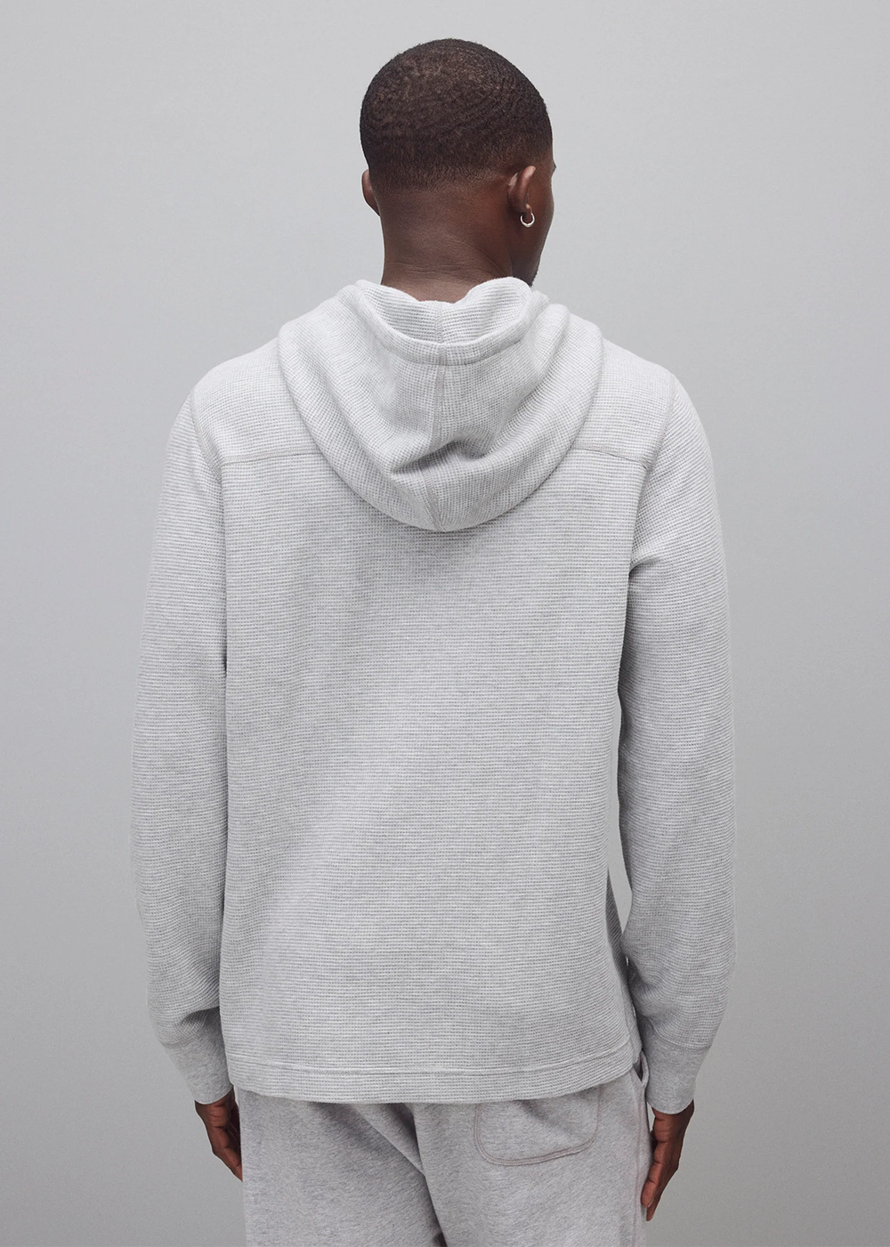 Lightweight Waffle Standard Hoodie - Heather Grey - Reigning Champ Canada - Danali