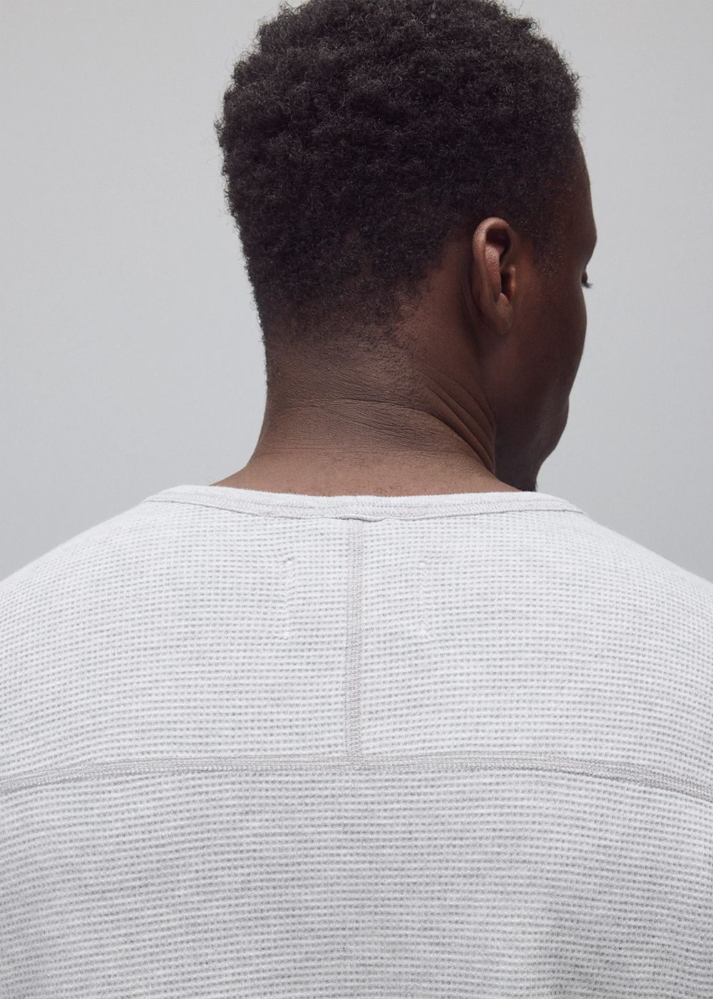 Lightweight Waffle Standard Long Sleeve- Heather Grey - Reigning Champ Canada - Danali