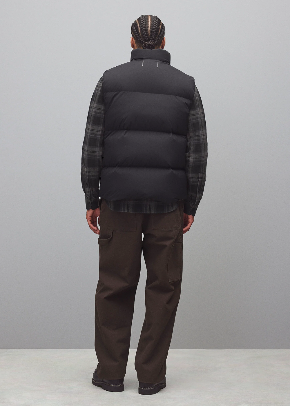 Matte Ripstop Franchise Down Vest - Black - Reigning Champ Canada - Danali