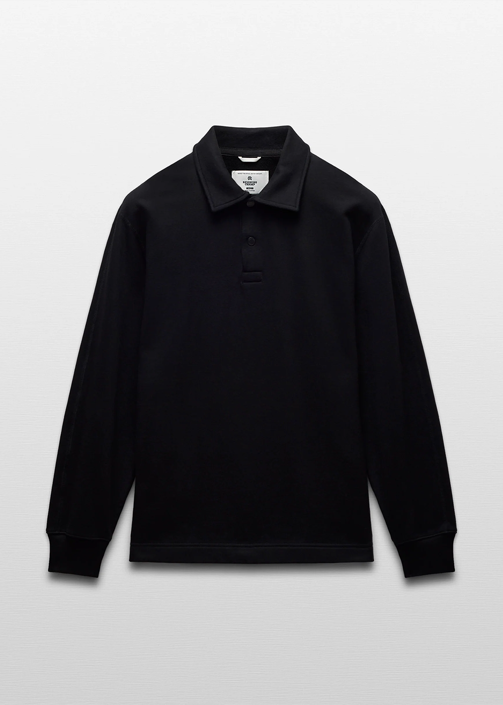 Midweight Terry Rugby Sweater  - Black - Reigning Champ Canada - Danali
