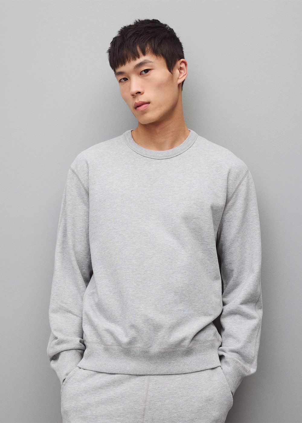 Midweight Terry Standard Crewneck - Heather Grey - Reigning Champ Canada - Danali
