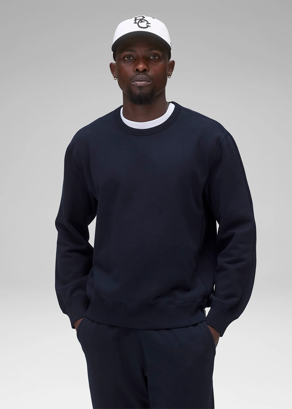 Midweight Terry Standard Crewneck - Navy - Reigning Champ Canada - Danali
