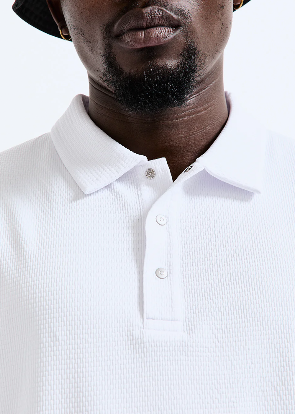 Solotex Mesh Tiebreak Polo - White - Reigning Champ Canada - Danali - RC-1457