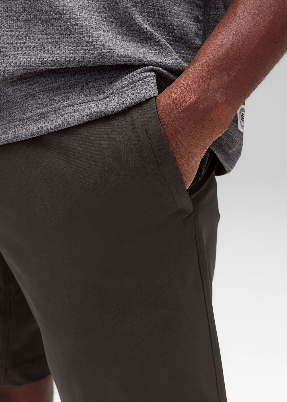 Stretch Warp Knit Coach's Short 9" - Carbon - Reigning Champ Canada - Danali