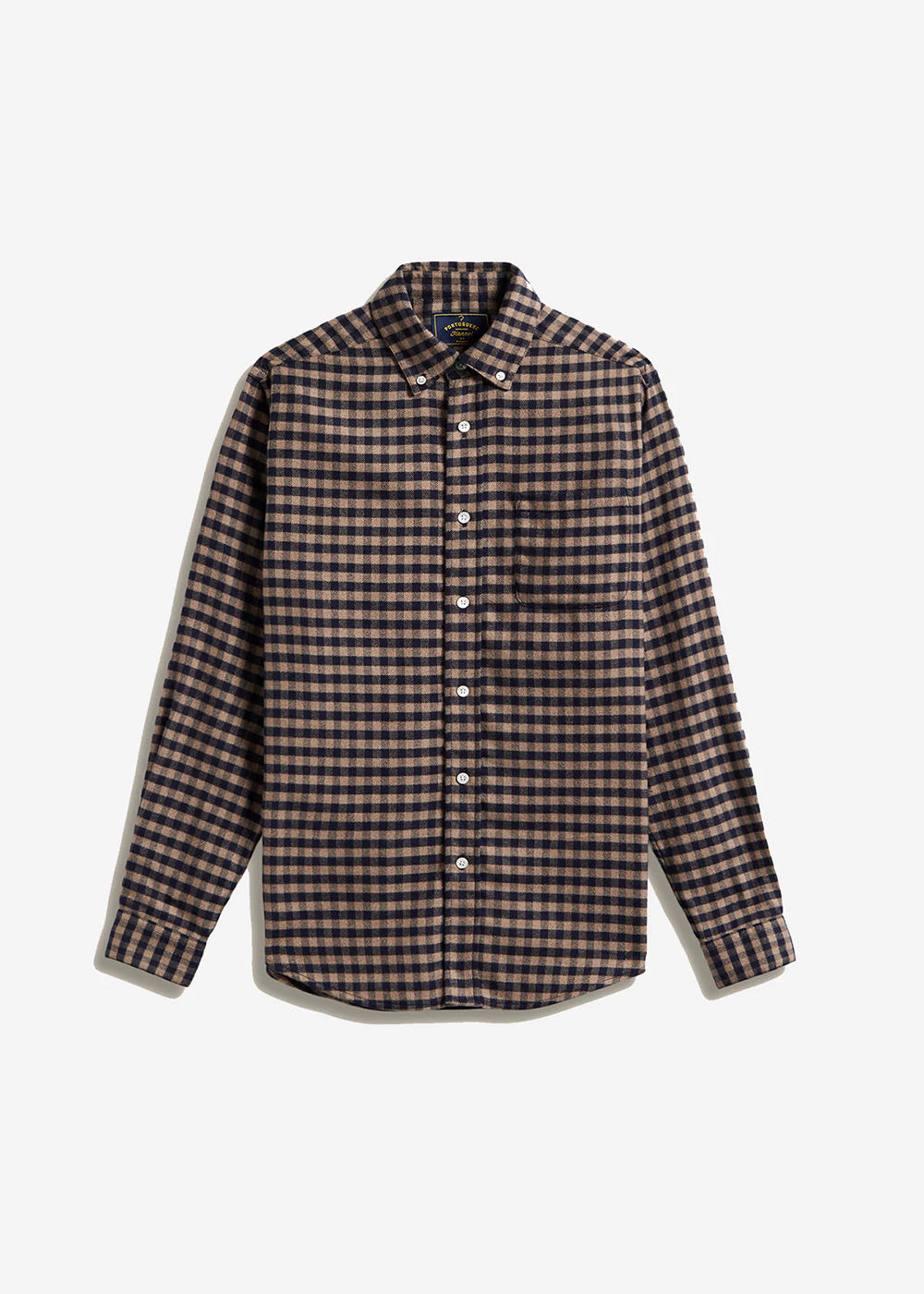 Roca Shirt - Navy/Camel - Portuguese Flannel Canada - Danali