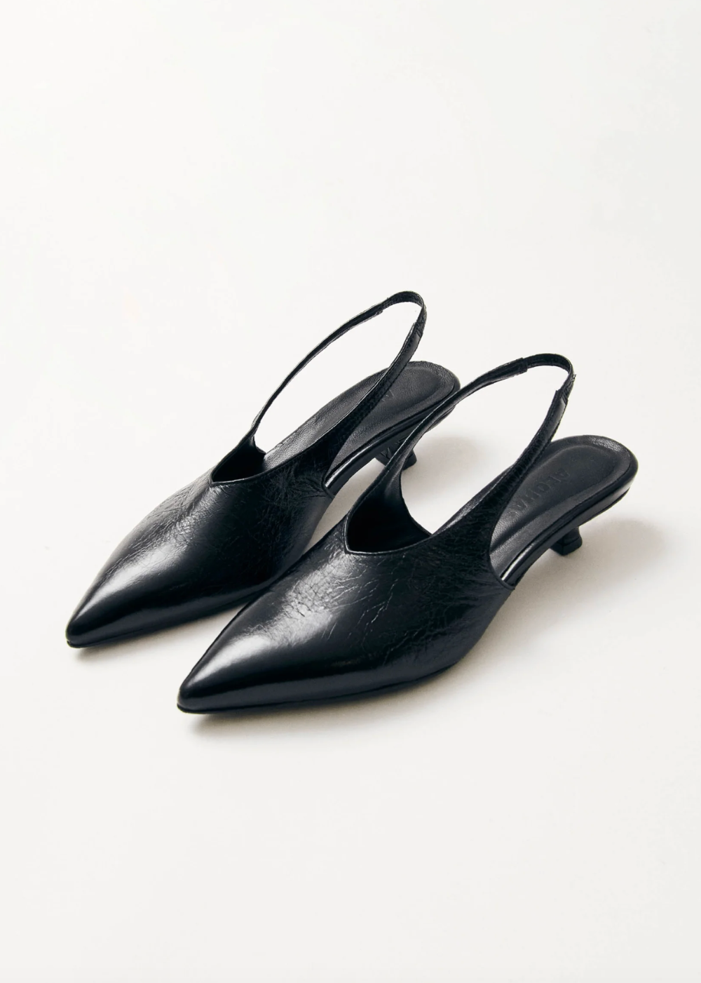 Eros Black Leather Pumps - Black - Alohas Canada - Danali - S100567-01