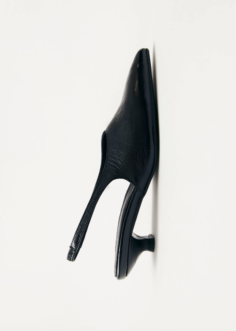 Eros Black Leather Pumps - Black - Alohas Canada - Danali - S100567-01