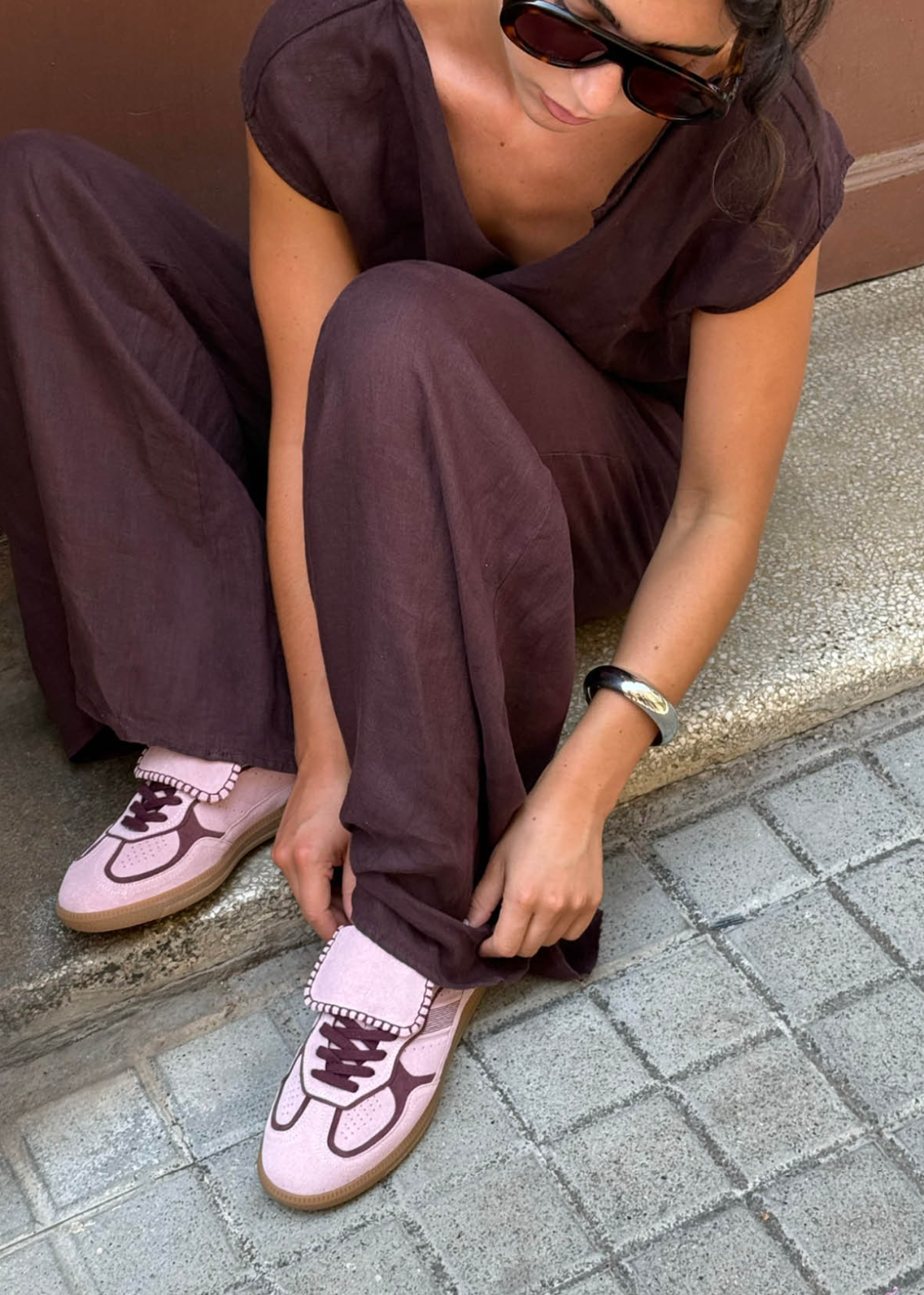 Tb.490 Club Suede Pink Leather Sneakers - Suede Pink - Alohas Canada - Danali - S100917-04